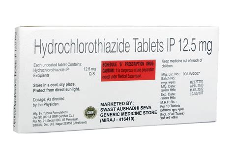 thuốc lợi tiểu hydrochlorothiazide
